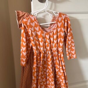 Alice + Ames Orange dress set